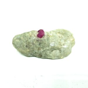 Natural Ruby in Calcite